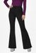 Wilbers Flared Broek Zwart Dames - Maat 38