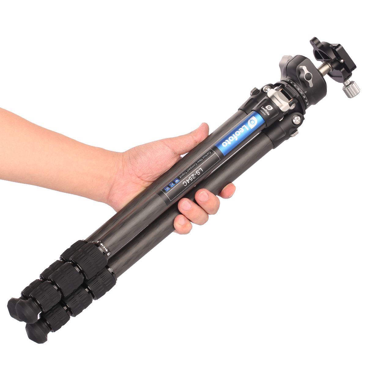 Leofoto LF-LS-254C+LH30 Tripod for Digital/Film Cameras - Black/Grey