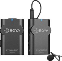 Boya BY-WM4 Pro-K1 - Draadloze Lavalier Microfoon - 2.4 GHz - Zwart