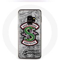 Maniacase Hoesje voor Samsung Galaxy S9 Riverdale Zuidzijde Slangen Logo