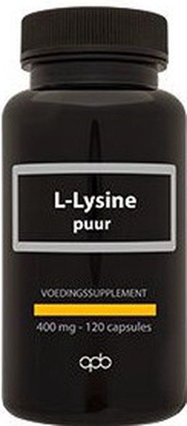 L-Lysine 400mg puur 120 Capsules