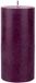 Duni bougies cylindriques/bougies pilier - violet - 15 x 7 cm - 50 heures de combustion - bougies inodores