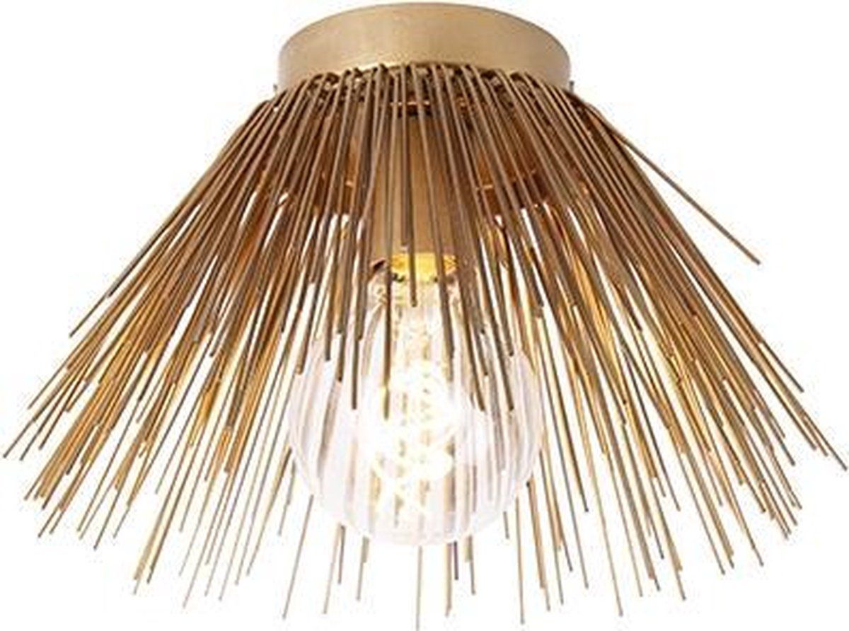 QAZQA Broom Plafondlamp - Ø 30 cm - Goud/Messing