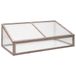 VidaXL Broeikas 110x56x39 cm vurenhout grijs