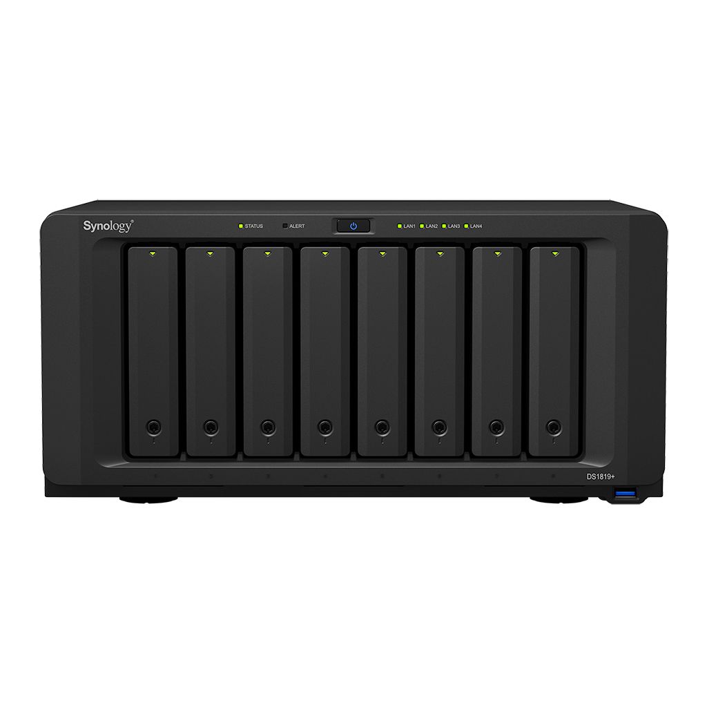 Synology DiskStation DS1819+ - NAS server - 8-bay - zwart