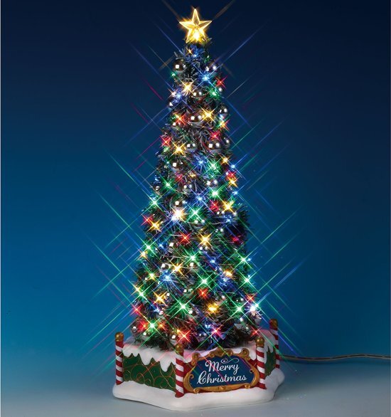 LEMAX Kerstdorp New Majestic Christmas Tree - met verlichting