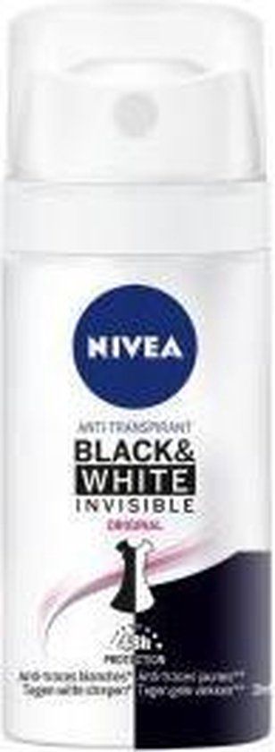 Nivea Mini Deo Black & White Invisible - 35ml (48 stuks)