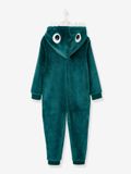 Vertbaudet Jumpsuit Dinosaurus Effen Donkergroen