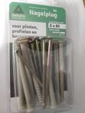 Deltafix nagelplug standaard grijs 6 x 80 mm 8 st.