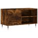 vidaXL - Armoire à disques - 85x38x48 cm - bois d'ingénierie - chêne fumé