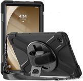 Selected by GSMpunt.nl Samsung Galaxy Tab A11 Plus Hoes Back Cover met Kickstand en Handriem Zwart