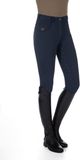HKM Verwarmde Rijbroek Comfort Style Deep Blue Maat 38