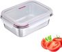 Westmark Roestvrijstalen Lunchbox – Lekvrije Broodtrommel – Magnetron- en Ovenbestendig, BPA-vrij – Bento-box voor School, Werk en Kinderopvang – Zilver, 1300 ml