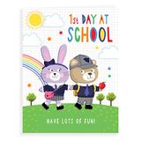 Nieuwe Regal Publishing Schoolkaart Eerste Dag Op School - 8 x 6 inch