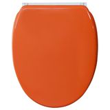SANILO® WC-bril met zachte sluiting en snelsluiting, oranje