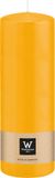 Wiedemann Bougie cylindrique/bougie pilier - jaune - 20 x 7 cm - 103 heures de combustion