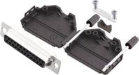 MH Connectors MHDPPK25-DB25S-K connecteur femelle D-sub 180 ° Nombre de pôles : 25 Manchon à souder 1 pièce(s)