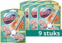 Glorix WC blokjes Dahlia Flower & Dragonfruit 9 Stuks Voordeelverpakking