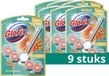 Glorix WC blokjes Dahlia Flower & Dragonfruit 9 Stuks Voordeelverpakking