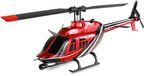 Amewi Bell 206 Jet Ranger CP Helikopter 6 kanaals 6G RTF, op afstand bestuurbare helikopter Heli Scale, rood-zwart, 1:33
