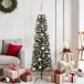 Prolenta Maison Exclusive Kunstkerstboom met 150 LED-lampjes, inclusief standaard, groen, 150 cm