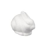 RAYHER HOBBY Rayher piepschuim haas, zittend, wit, 14 x 8 cm