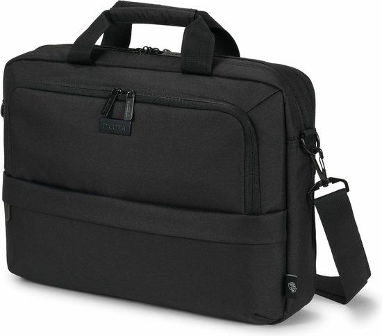 DICOTA D32033-RPET laptoptas 35,8 cm (14.1") Aktetas Zwart