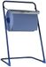 Funny dispenser voor poets- en industriepapierrollen, metaal blauw, wielen tot 40 cm breed, 1 stuks (1 x 1 stuks)