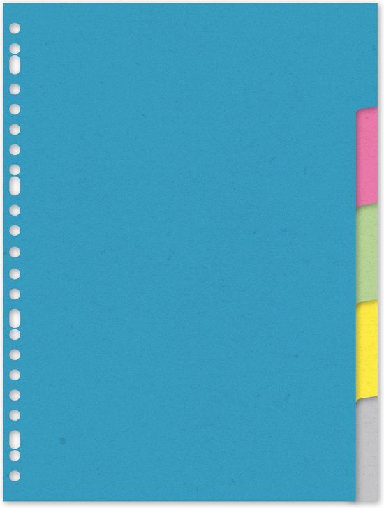 Kangaro Tabbladen - A4 - Gerecycled Karton - 23-Gaats - 5-Delig - RY405M