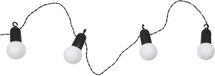 Home Deco Factory Feestverlichting lichtsnoer - 20 LED lampen - warm wit - 1070 cm - buiten