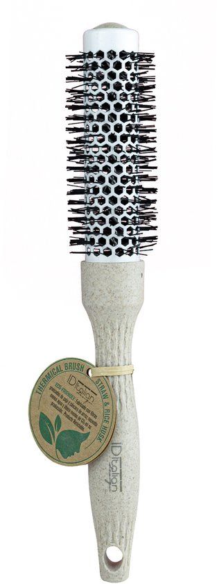 ITALIAN DESIGN ACCESSORIES ECO 25 MM THERMISCHE BORSTEL WIT