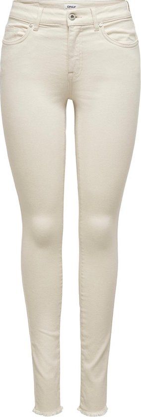 ONLY BLUSH LIFE Skinny Jeans Dames - Ecru - Maat L X L34