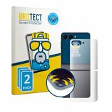 BROTECT - Screenprotector voor Samsung Galaxy Z Flip 8 (Achterkant) - Folie Beschermfolie matte volledig dekking 2 Stuks