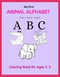 My First Animal Alphabet Coloring Book