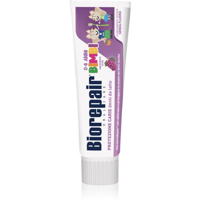 Biorepair Kids 0-6 Tandpasta Druivensmaak 50ml