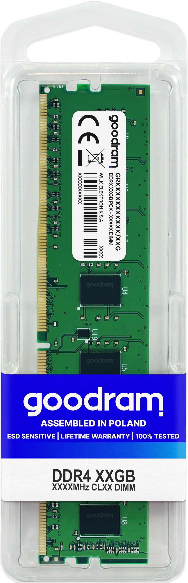 Goodram GR2666D464L19/16G 16GB DDR4 2666MHz PC/Server Memory