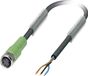 Phoenix Contact 1669628 Sensor/actuator connector, geassembleerd M8 Aantal polen: 3 Bus, recht 5.00 m 1 stuk(s)