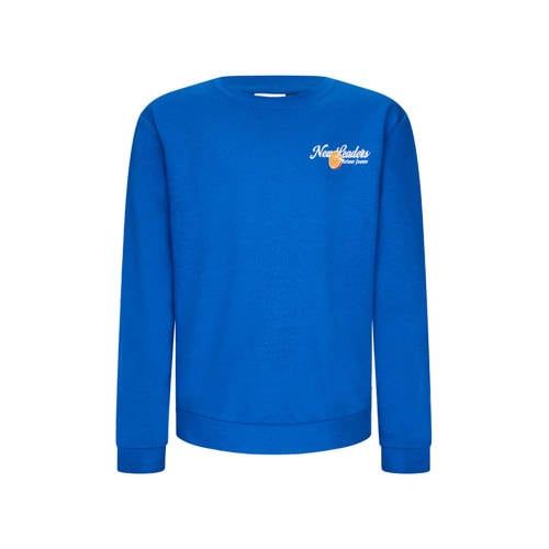 Retour Jeans sweater met backprint blauw