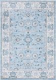 Safavieh Isabella Collectie ISA940 Traditioneel Geweven Binnenvloerkleed, Lichtblauw & Crème, 122 x 183 cm