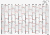 rido/idé 7033660007 Plakatkalender Mod. Office I 2027 980×685 mm