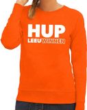 Bellatio Decorations Shoppartners Bv Nederland supporter sweater Hup LeeuWinnen oranje dames XS