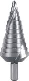 RUKO 101060 Getrapte boor 6 - 37 mm HSS Gezamenlijke lengte 100 mm 3 vlakken schacht 1 stuk(s)