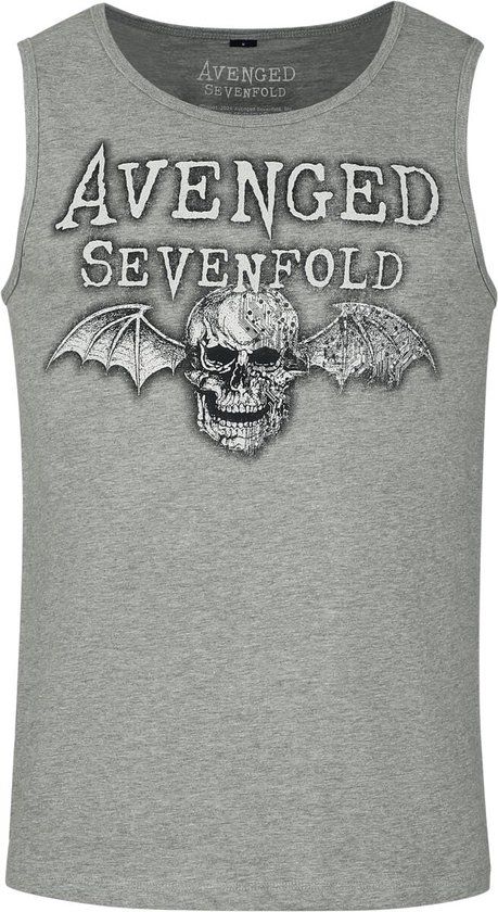 Avenged Sevenfold Logo Heren Tanktop - grijs - S