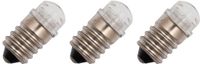 Orbit Lampe témoin électronique E14 240V - 3 pièces - Lampe néon T16 Ø16mm - 30mm - 2500K - Dimmable - Vert
