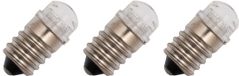 Orbit Lampe témoin électronique E14 240V - 3 pièces - Lampe néon T16 Ø16mm - 30mm - 2500K - Dimmable - Vert