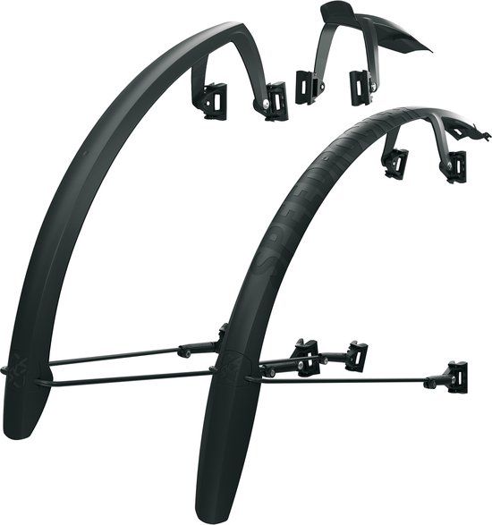 SKS Speedrocker Spatbordenset - 28 Inch - 42 mm - Zwart
