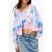 Tommy Hilfiger Tjw Crop Argyle Cardigan Carnival Rose/multi