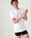 Damart - Thermolactyl T-shirt met korte mouwen, geborstelde fleece - Heren - Wit - M