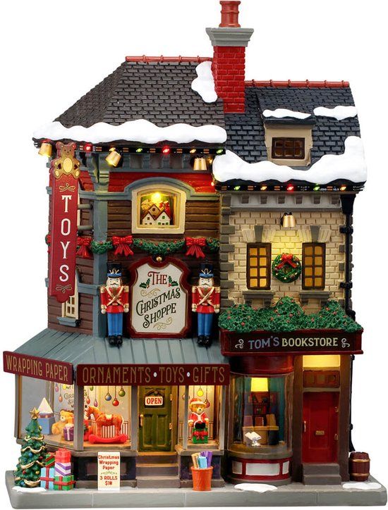Lemax Christmas Shoppe Façade