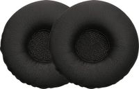 kwmobile 2x oorkussens geschikt voor Jabra Biz 2300 USB Duo / Biz 2300 QD / Biz 2300 USB MS - Earpads voor koptelefoon in zwart